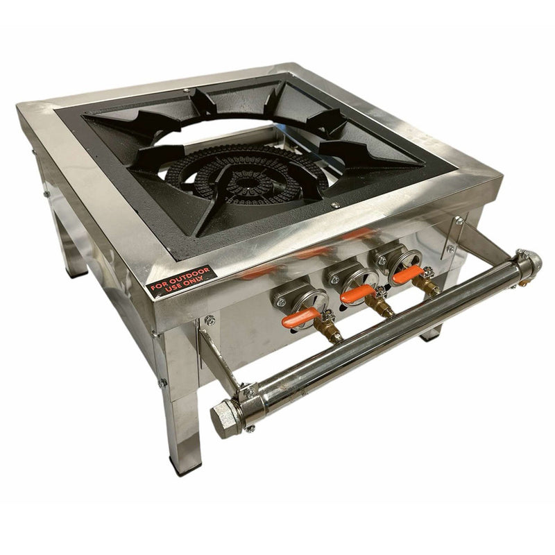 150K BTU HD Propane Stove Burner Outdoor Burner with Adjustable 20 Psi Regulator