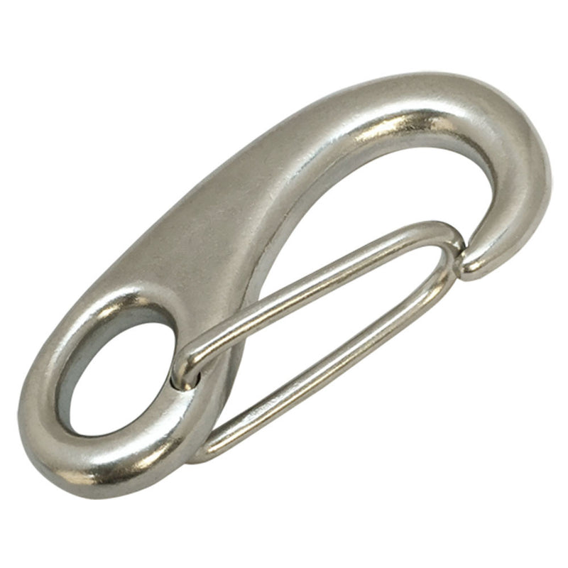 Stainless Steel 316 Gate Snap Hook Carabiner For Boat Rigging