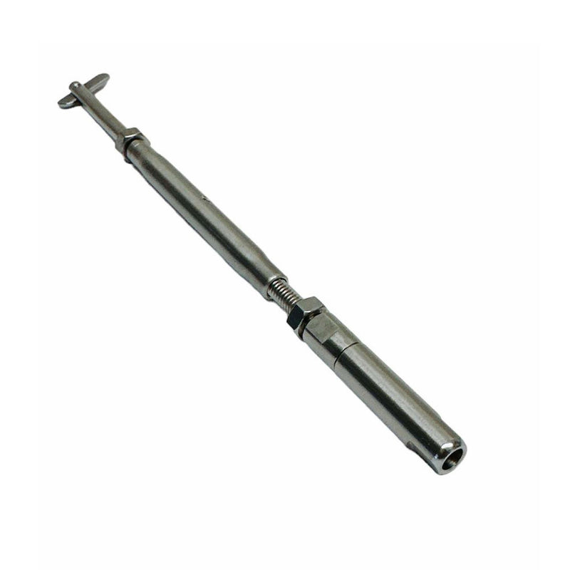 Marine 3/16" Push And Go Drop Pin Turnbuckle 1/4"-20 Thread T316 Stainless Steel