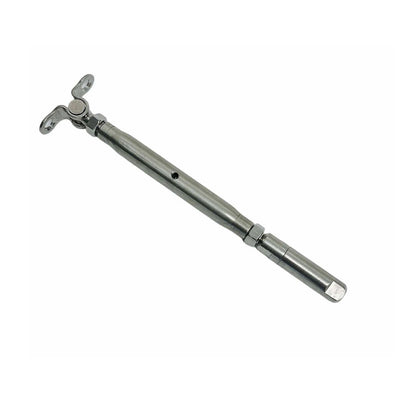 3/16" Push And Go Deck Toggle Turnbuckle 1/4"-20 Thread T316 Stainless Steel