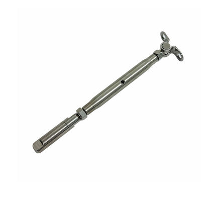 3/16" Push And Go Deck Toggle Turnbuckle 1/4"-20 Thread T316 Stainless Steel