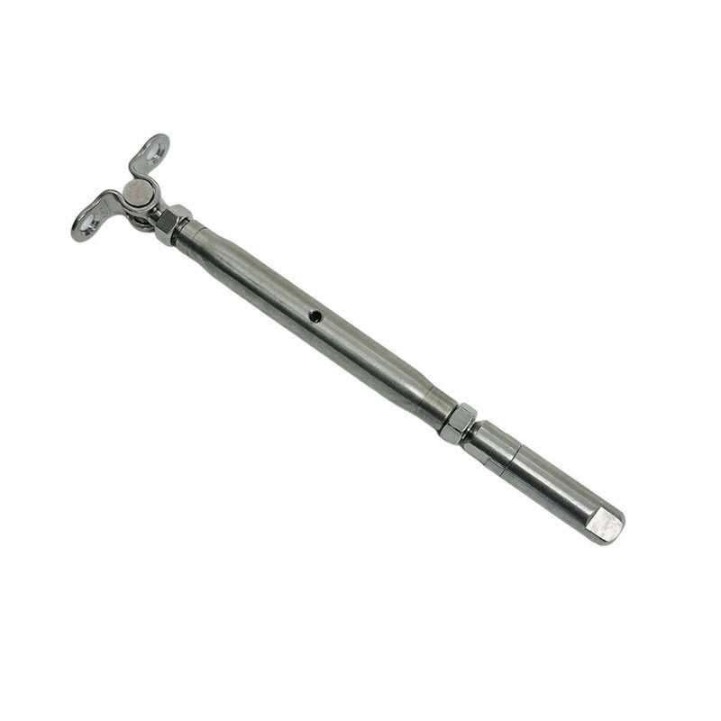 1/4" Push And Go Deck Toggle Turnbuckle 5/16"-18 Thread T316 Stainless Steel