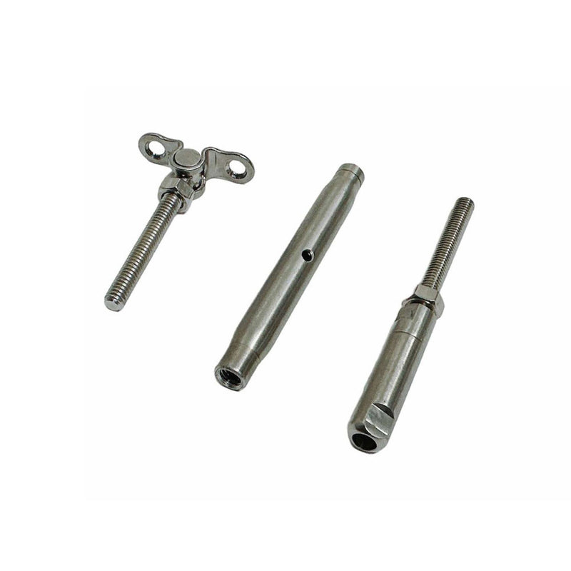 1/4" Push And Go Deck Toggle Turnbuckle 5/16"-18 Thread T316 Stainless Steel