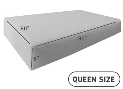 Queen Size Outdoor Daybed Mattress Fitted Sheet |COVER ONLY| 80" x 60" x 8"