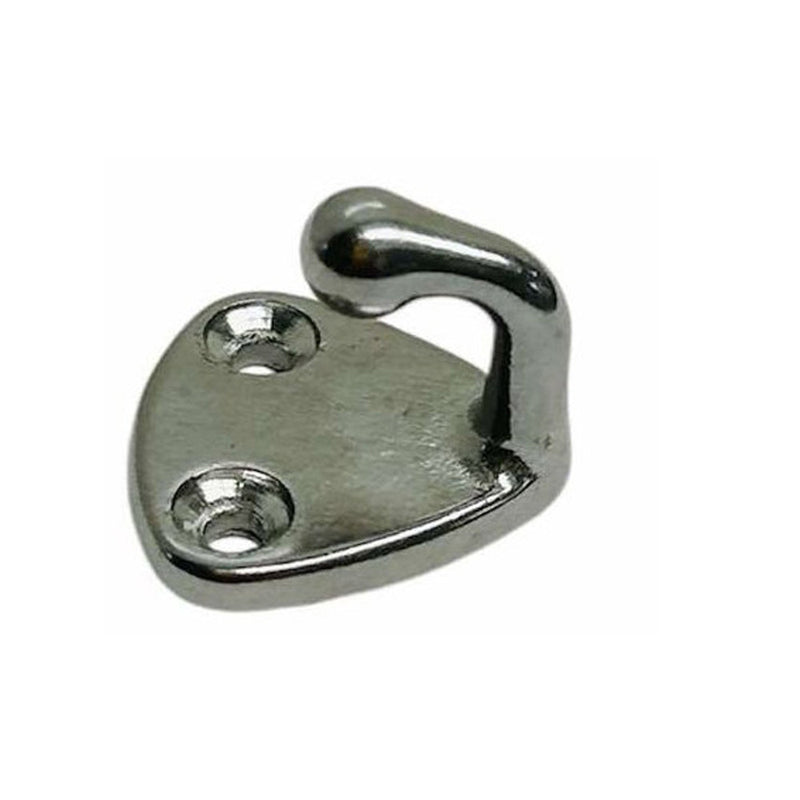 Marine Stainless Steel 304 Awning Hook Fender Hook Carabiner Pad Eye Hooks 1"x1"