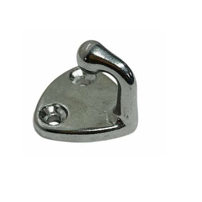 Marine Stainless Steel 304 Awning Hook Fender Hook Carabiner Pad Eye Hooks 1"x1"