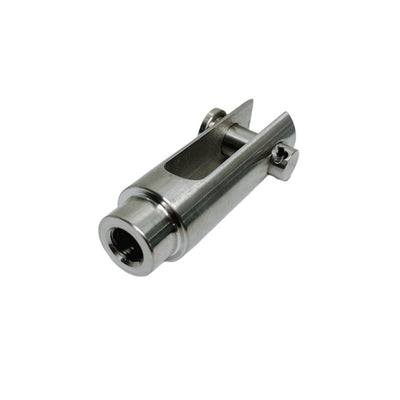 Marine 1/4"-20 Right Handed Threaded Yoke End 500 Lbs WLL Stainless Steel T316