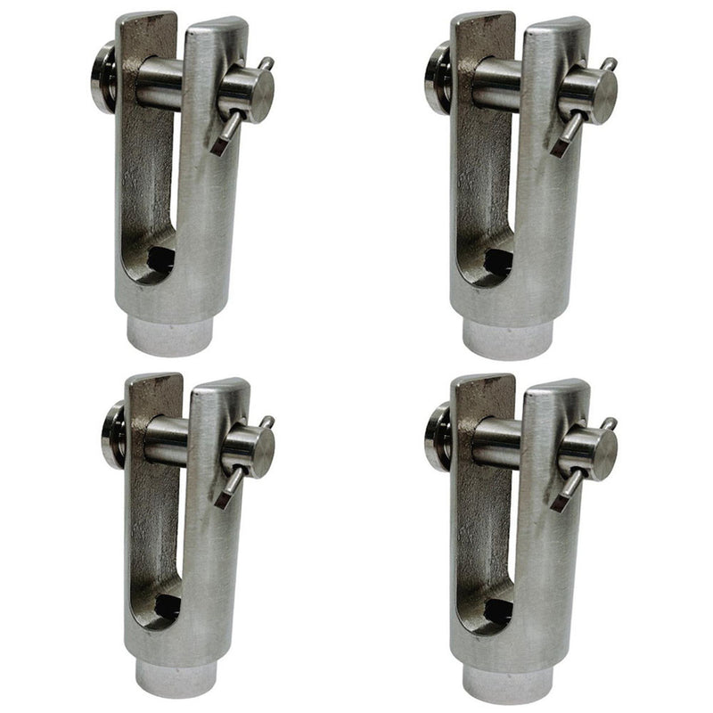 Marine Right Handed Threaded Yoke End Stainless Steel T316