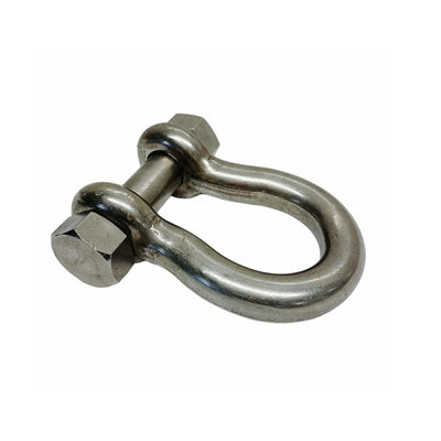 316 Stainless Steel Drop Forged 1" Mil-Spec Bolt Pin Anchor Shackle 10000Lb WLL