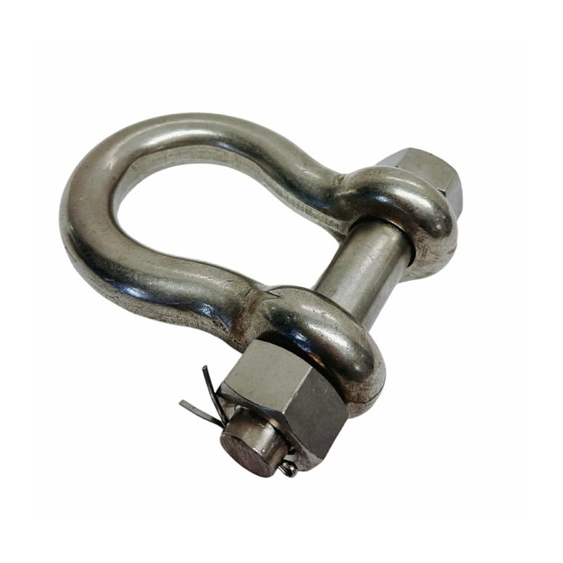 316 Stainless Steel Drop Forged 1" Mil-Spec Bolt Pin Anchor Shackle 10000Lb WLL