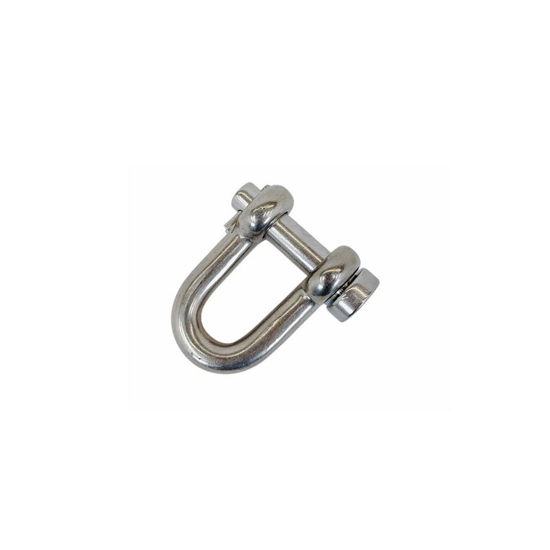 4 Pcs Mil-Spec Forged 3/16" Round Pin Chain Shackle 650 Lb WLL Stainless Steel