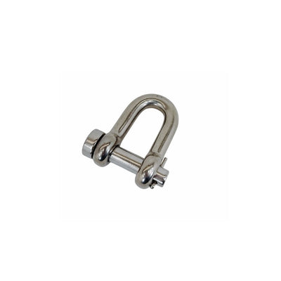 4 Pcs Mil-Spec Forged 7/16" Round Pin Chain Shackle 2,000 Lb WLL Stainless Steel