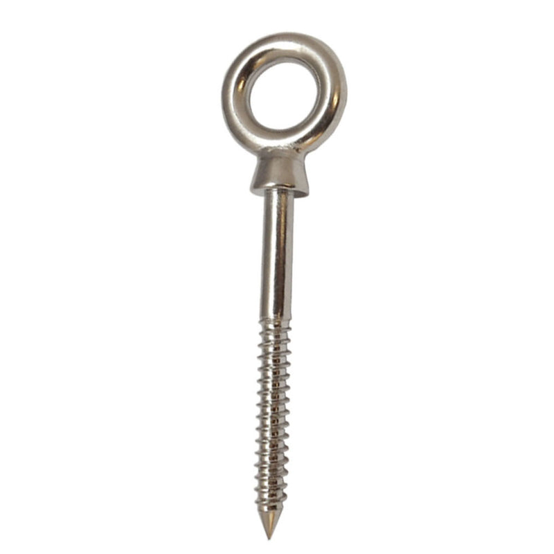 Stainless Steel 316 Screw Lag Eye Bolt