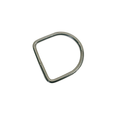 Marine Stainless Steel 3/16" D-Ring Welded,55mm Height 300 Lbs WLL Sailing 4 Pcs