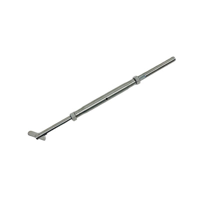 1/4" Threaded Drop Pin & Hand Swage Stud Turnbuckle 1/8" Cable Stainless Steel