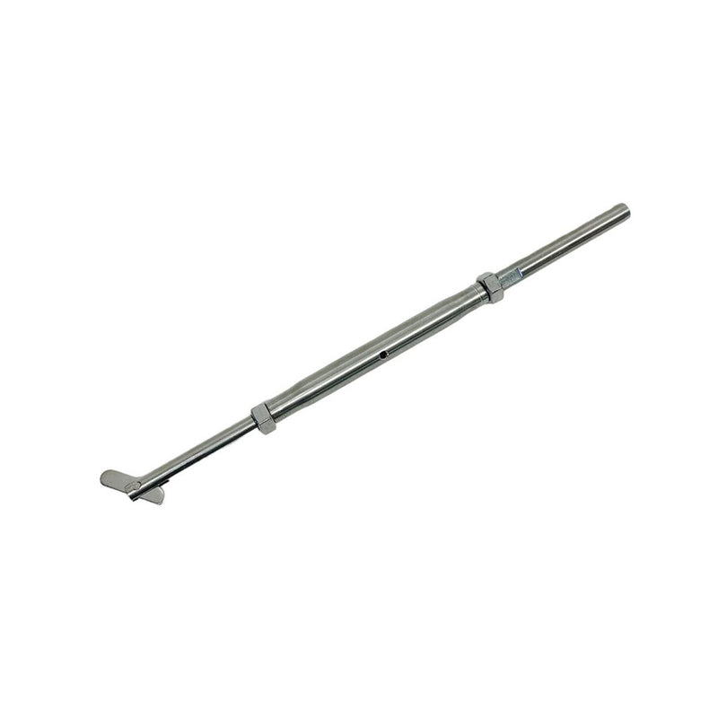 1/4" Threaded Drop Pin & Hand Swage Stud Turnbuckle 3/16" Cable Stainless Steel