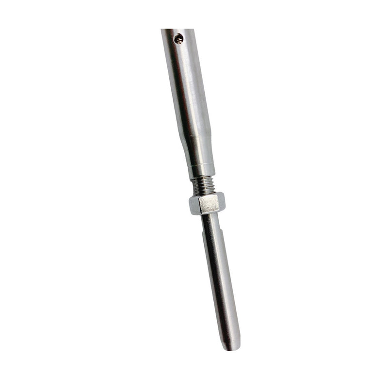 Marine 1/2" Cable Jaw And Swage Stud Turnbuckle 3/4" Thread Stainless Steel