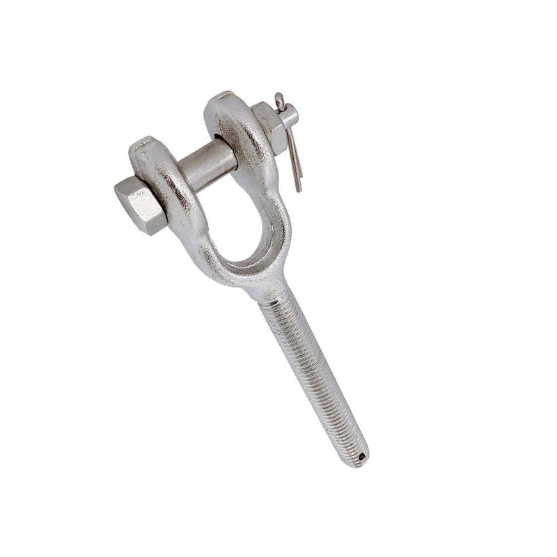 1-1/4" Drop Forged Turnbuckle Jaw RIGHT HAND Thread 12500Lb WLL Stainless Steel