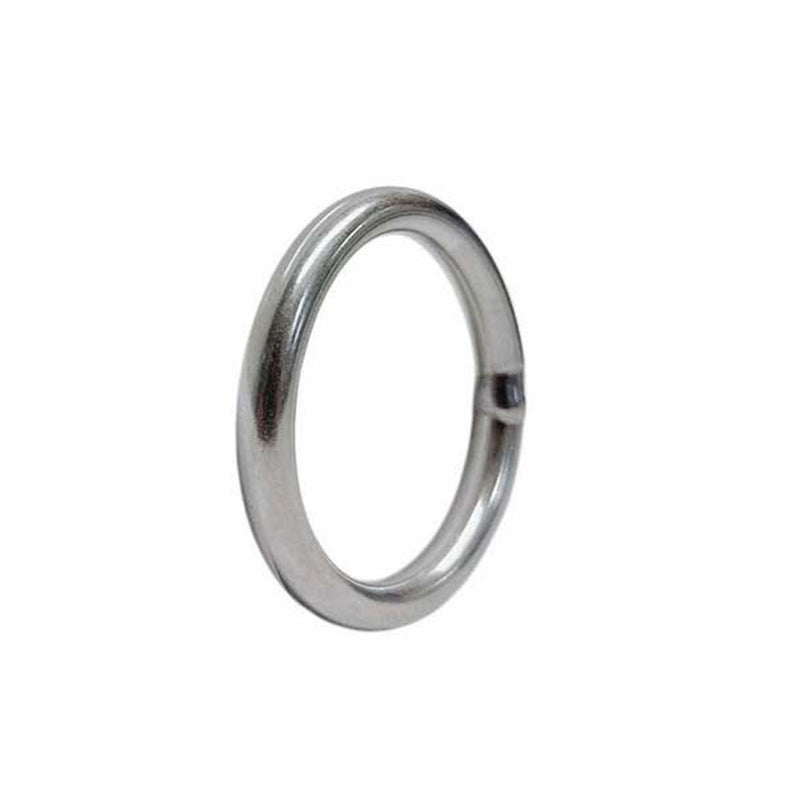 300 Lbs WLL Mil Spec Stainless Steel Round Ring Link Connect 3/16" x 1-3/16"