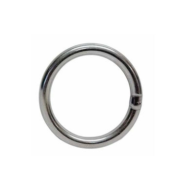 300 Lbs WLL Mil Spec Stainless Steel Round Ring Link Connect 3/16" x 1-3/16"