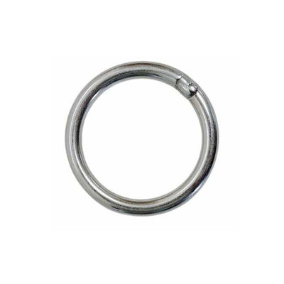 300 Lbs WLL Mil Spec Stainless Steel Round Ring Link Connect 3/16" x 1-3/16"