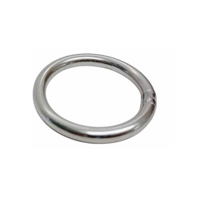 300 Lbs WLL Mil Spec Stainless Steel Round Ring Link Connect 3/16" x 1-3/16"