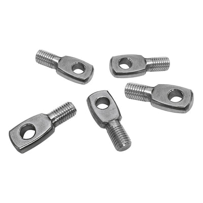 Marine Grade 5 Pc Set Stainless Steel T316 Threaded Eye Tab Bolt