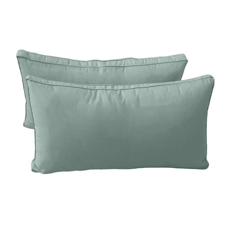 Model-2 FULL SIZE Bolster & Back Pillow Cushion Outdoor SLIP COVER ONLY