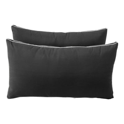 Model-2 FULL SIZE Bolster & Back Pillow Cushion Outdoor SLIP COVER ONLY