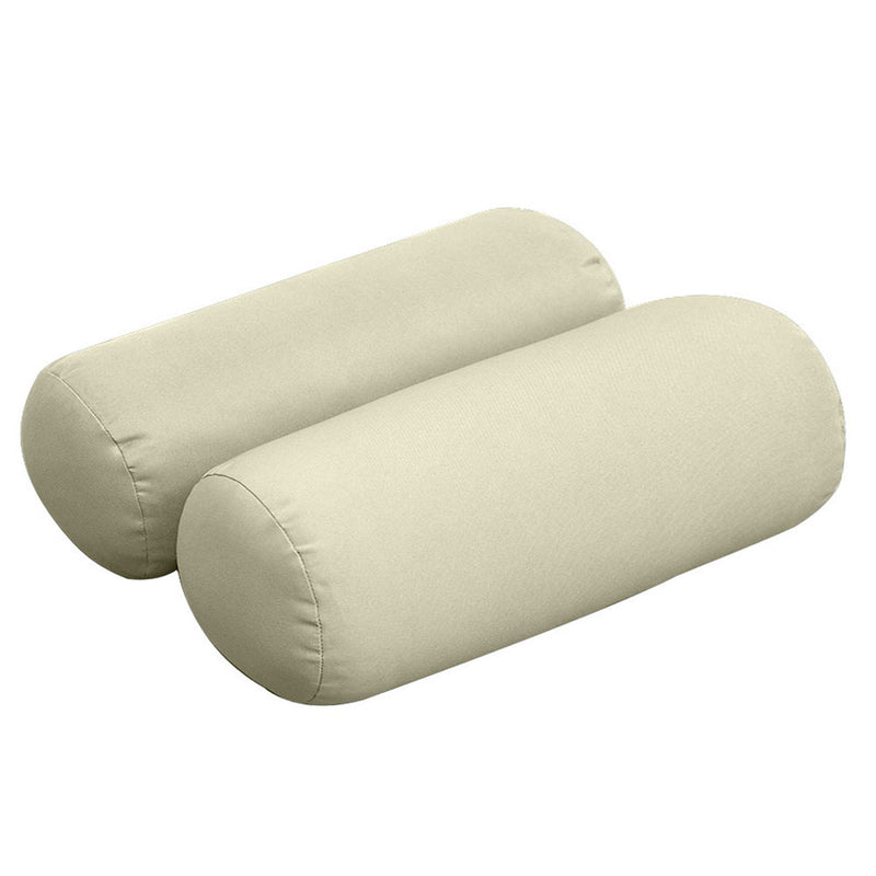 Model-2 FULL SIZE Bolster & Back Pillow Cushion Outdoor SLIP COVER ONLY