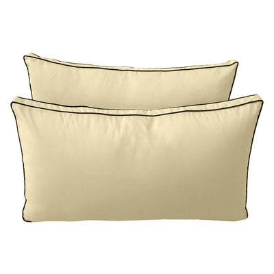 Model-2 FULL SIZE Bolster & Back Pillow Cushion Outdoor SLIP COVER ONLY