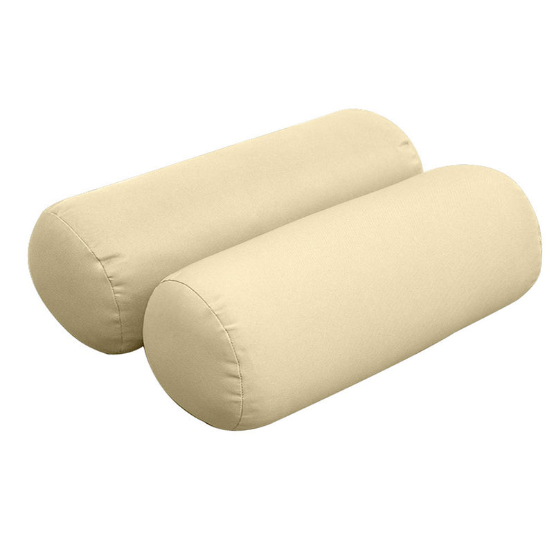 Model-2 FULL SIZE Bolster & Back Pillow Cushion Outdoor SLIP COVER ONLY