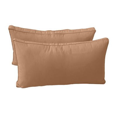 Model-2 FULL SIZE Bolster & Back Pillow Cushion Outdoor SLIP COVER ONLY