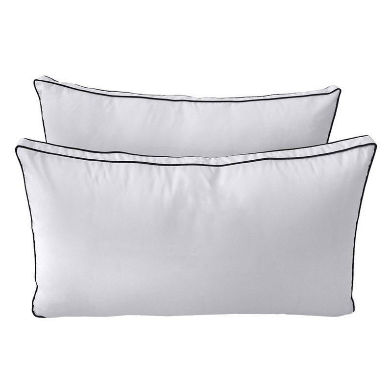 Model-2 FULL SIZE Bolster & Back Pillow Cushion Outdoor SLIP COVER ONLY