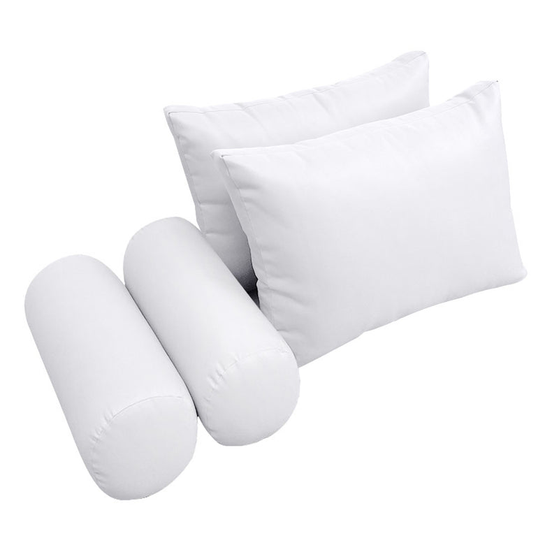 Model-2 FULL SIZE Bolster & Back Pillow Cushion Outdoor SLIP COVER ONLY