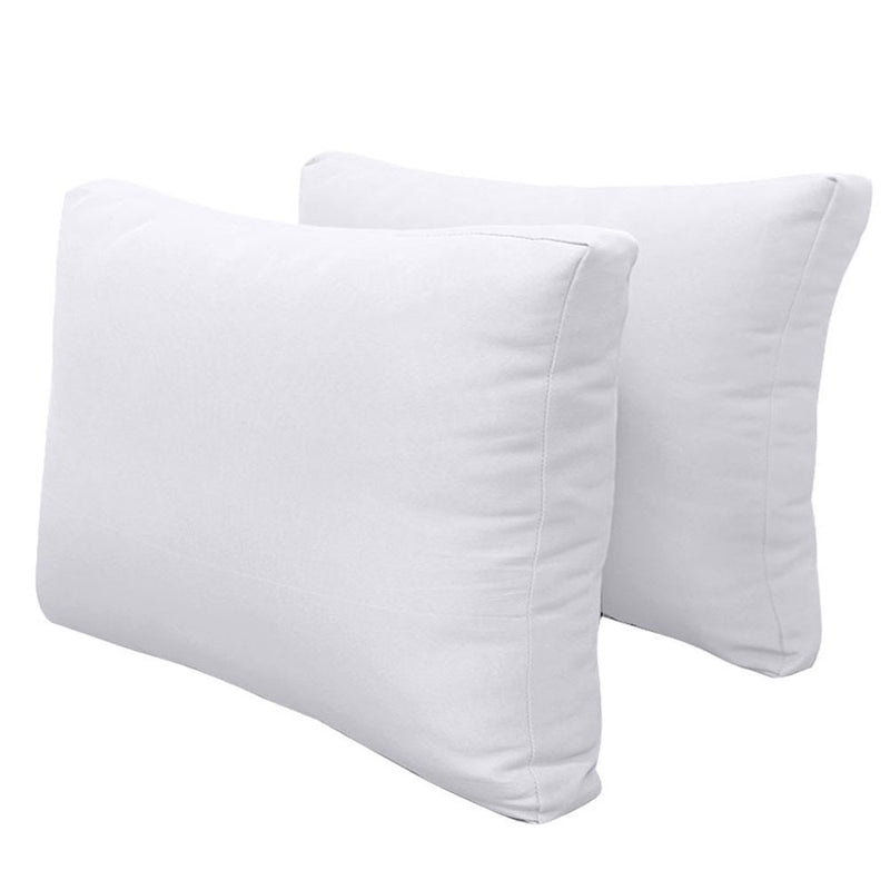 Model-2 FULL SIZE Bolster & Back Pillow Cushion Outdoor SLIP COVER ONLY