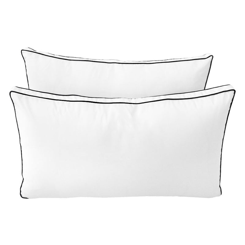 Model-2 FULL SIZE Bolster & Back Pillow Cushion Outdoor SLIP COVER ONLY