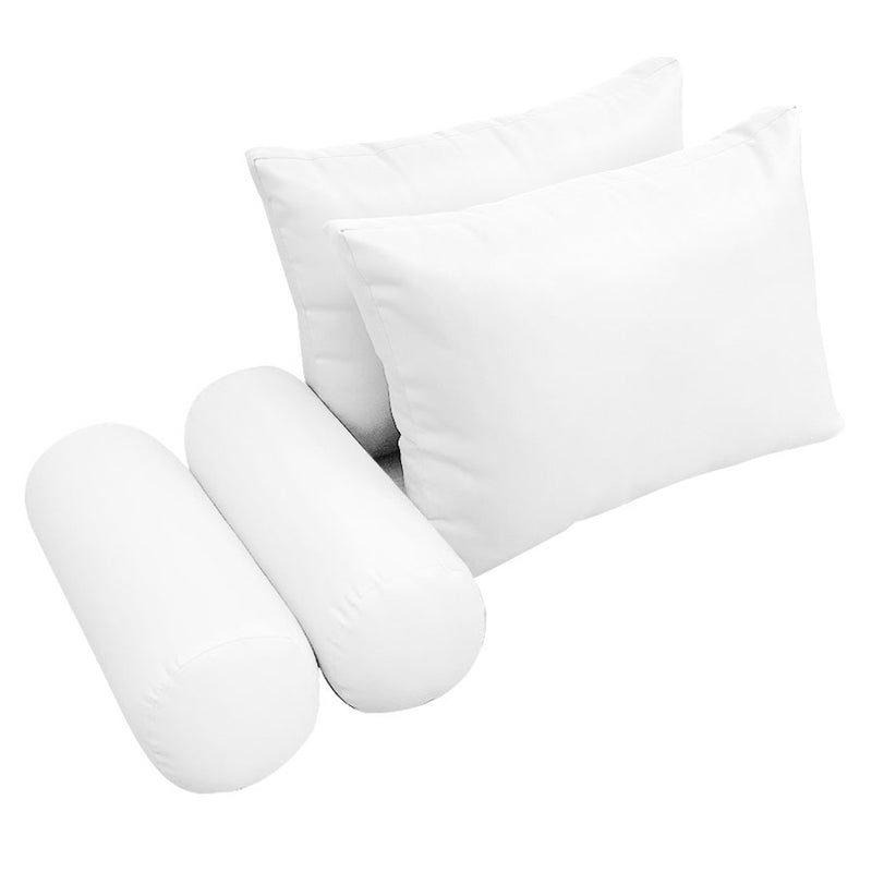 Model-2 FULL SIZE Bolster & Back Pillow Cushion Outdoor SLIP COVER ONLY