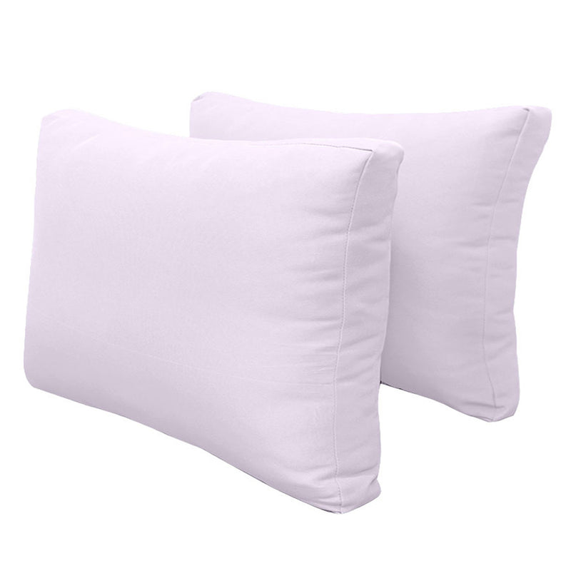 Model-2 FULL SIZE Bolster & Back Pillow Cushion Outdoor SLIP COVER ONLY