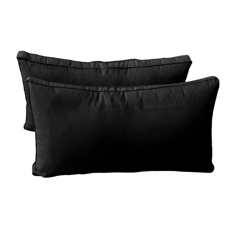 Model-2 FULL SIZE Bolster & Back Pillow Cushion Outdoor SLIP COVER ONLY