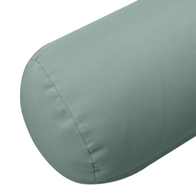 Medium Size 24" x 6" Outdoor Bolster Pillow Insert and Cover