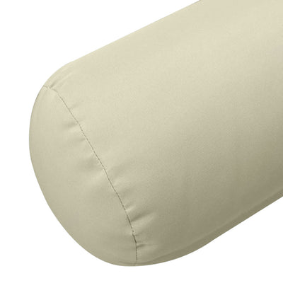 Medium Size 24" x 6" Outdoor Bolster Pillow Insert and Cover