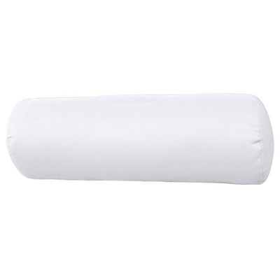 Small Size 23" x 6" Outdoor Bolster Pillow Insert and Cover