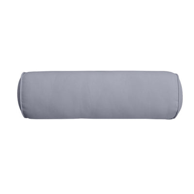 Medium Size 24" x 6" Outdoor Bolster Pillow Insert and Cover