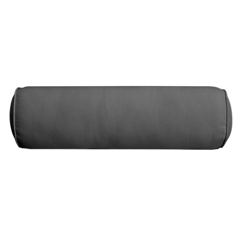 Medium Size 24" x 6" Outdoor Bolster Pillow Insert and Cover