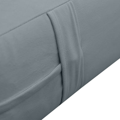 8" Thickness Velvet Indoor Daybed Mattress Fitted Sheet |Slipcover Only|