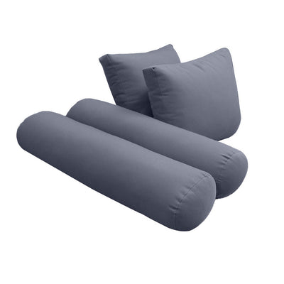 Model-1 Full Size (75" x 54" x 6") Outdoor Daybed Mattress Bolster Backrest Cushion Pillow |COVERS ONLY|