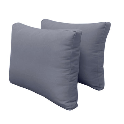 Model-1 FULL SIZE Bolster & Back Pillow Cushion Outdoor SLIP COVER ONLY