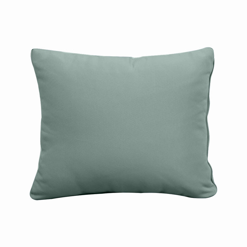 Model-1 FULL SIZE Bolster & Back Pillow Cushion Outdoor SLIP COVER ONLY