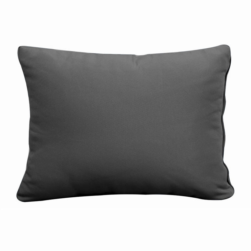 Model-1 FULL SIZE Bolster & Back Pillow Cushion Outdoor SLIP COVER ONLY